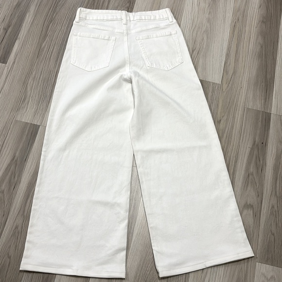 JBD High Rise Cropped Wide Leg Jean - White - 28" - Picture 6 of 11